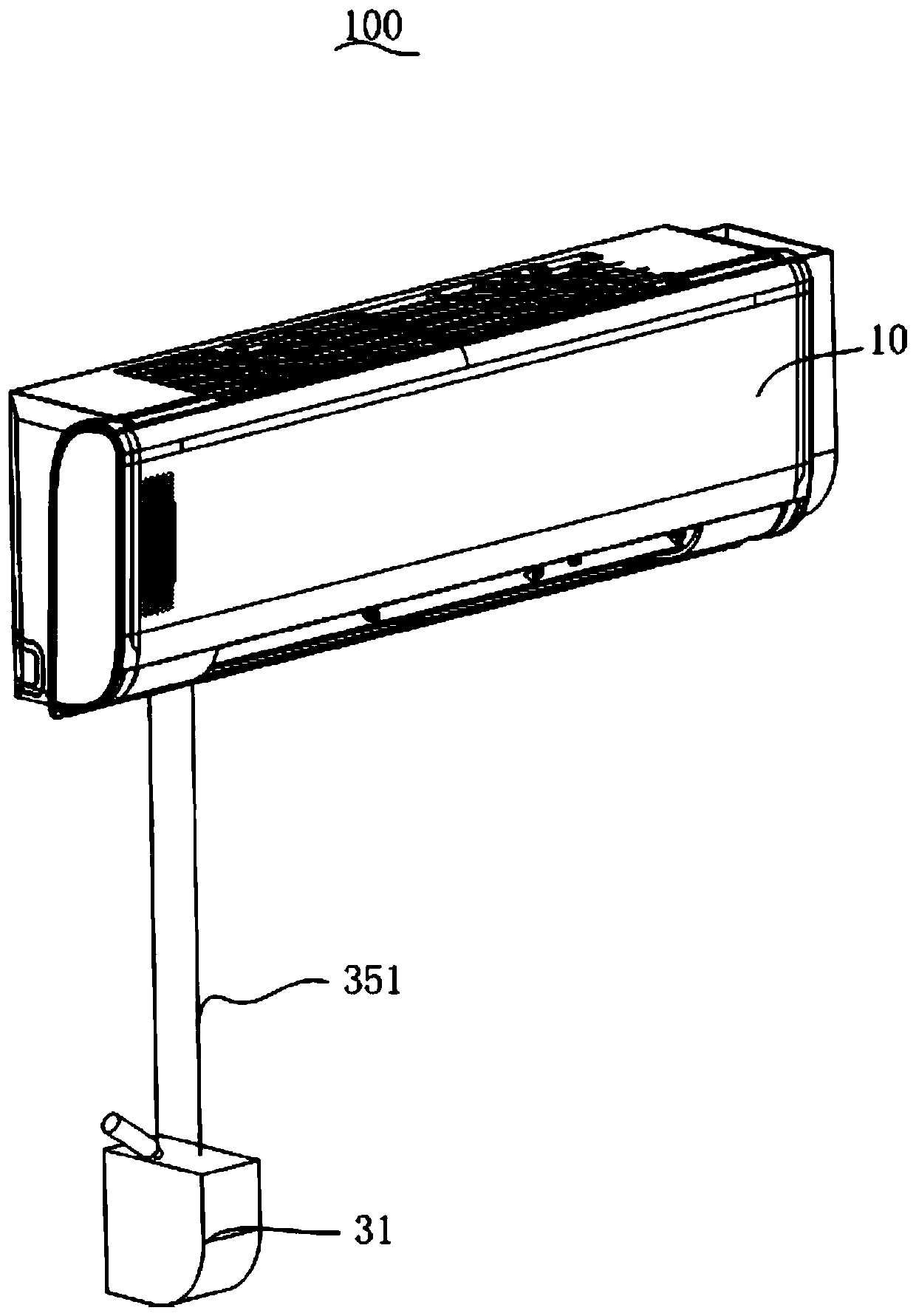 Wall-mounted air conditioner indoor unit and air conditioner