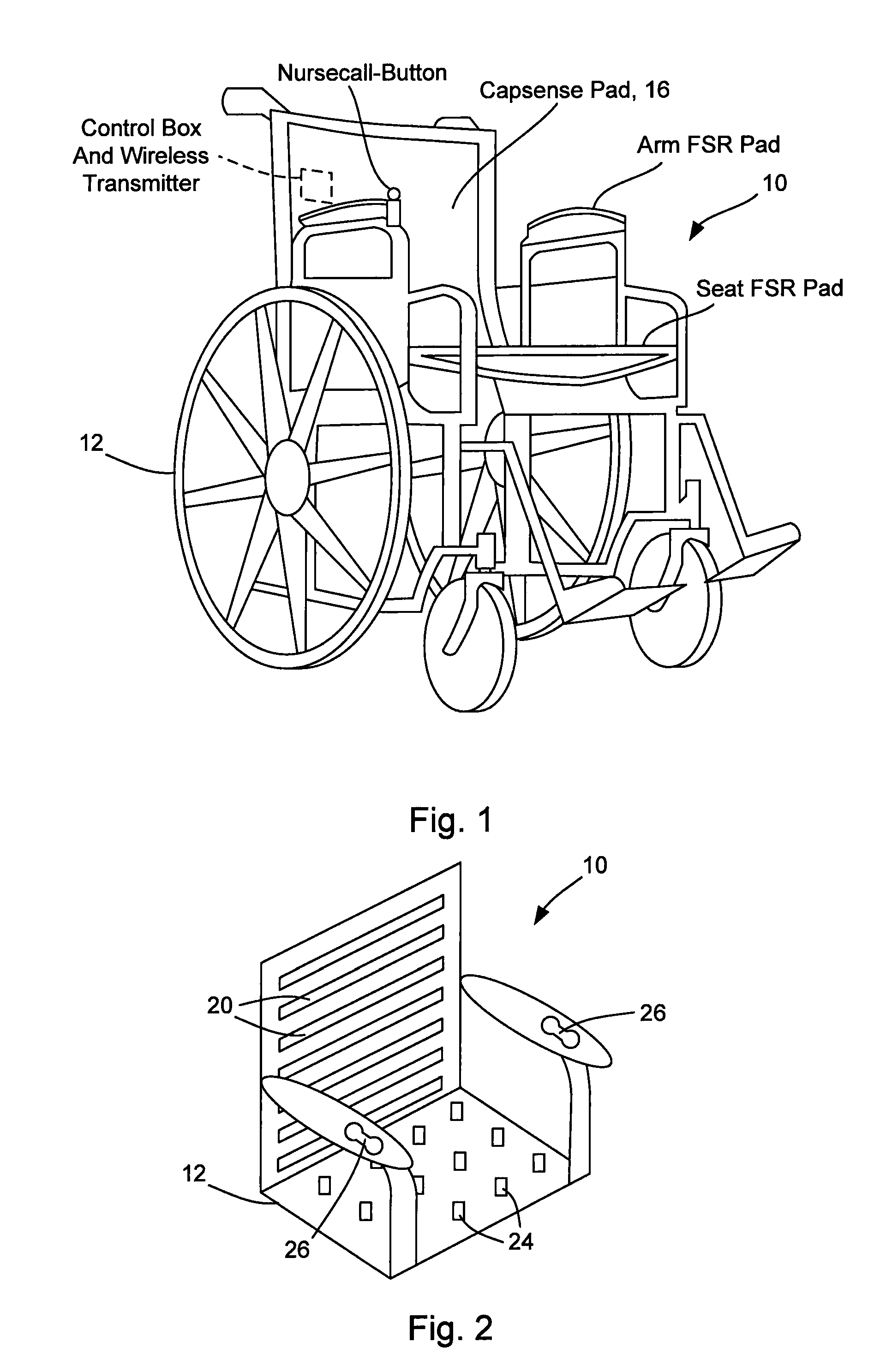 Wheelchair alarm system and method