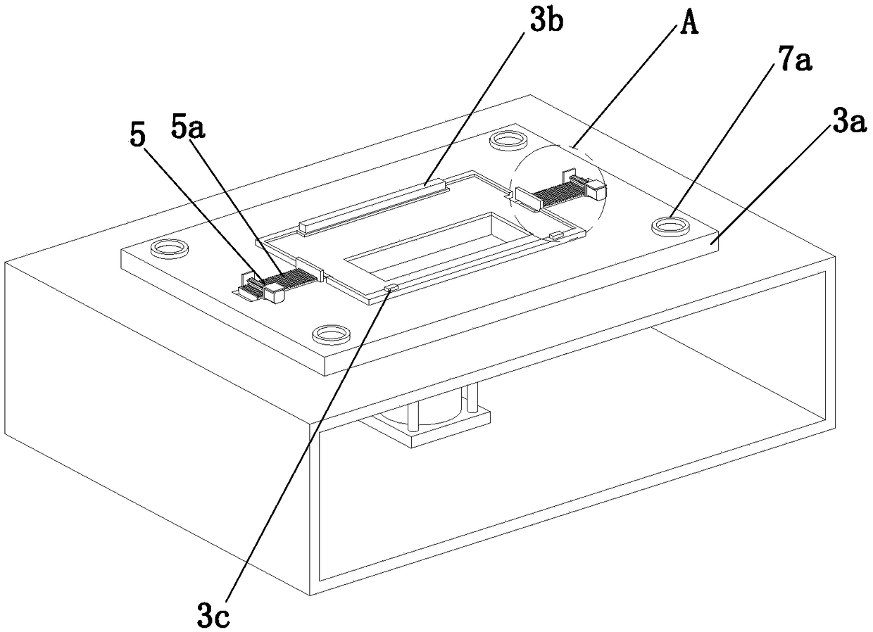 Stamping die for keyboard frame