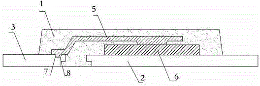 Package structure of Schottky diode