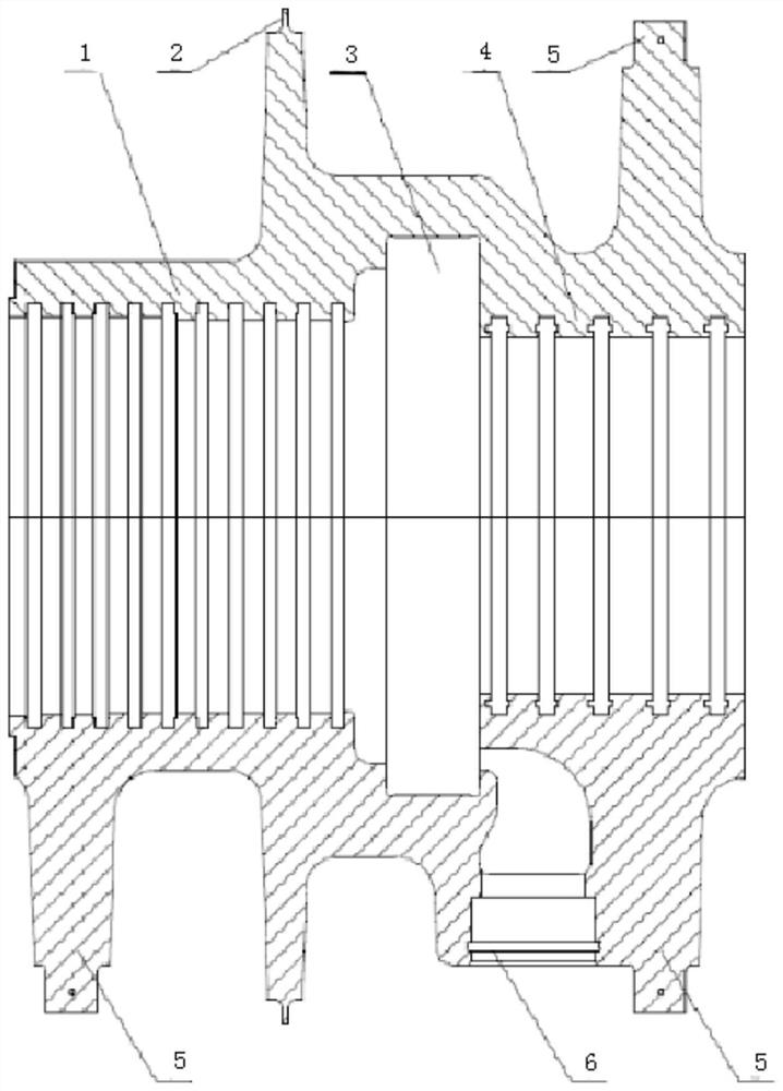 Multifunctional steam turbine inner cylinder