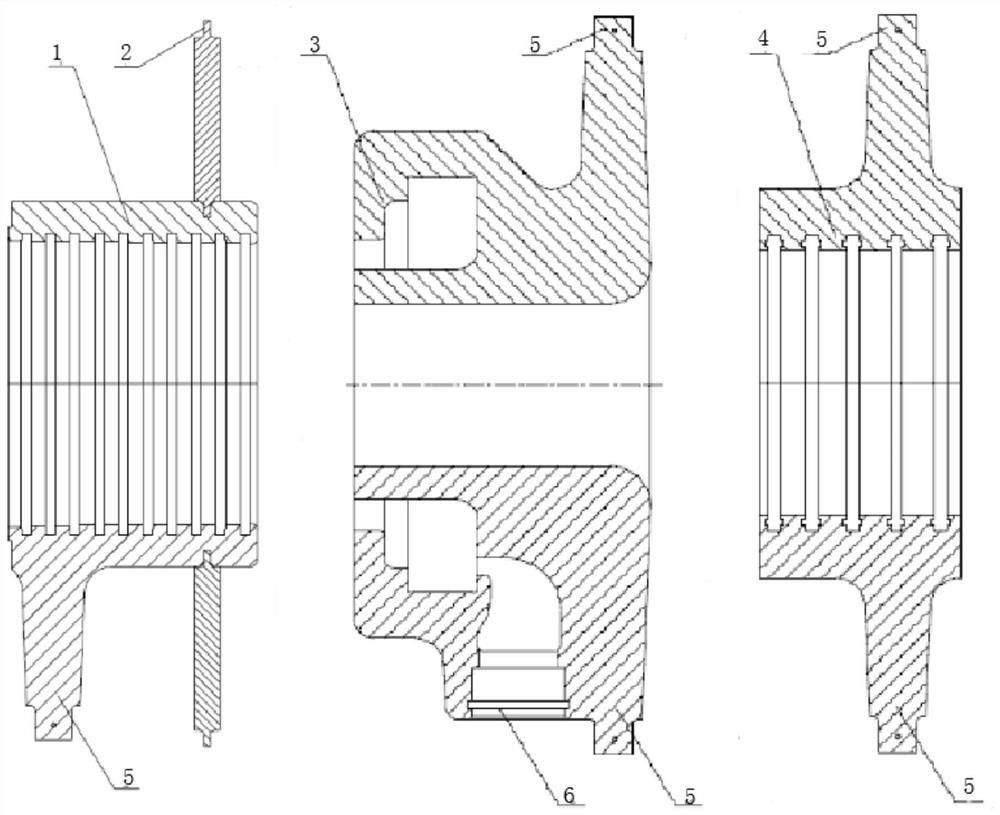 Multifunctional steam turbine inner cylinder