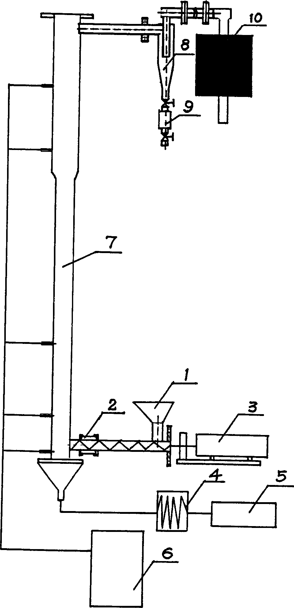 Method and apparatus for producing hydrogen by catalytic cracking of biologic matter