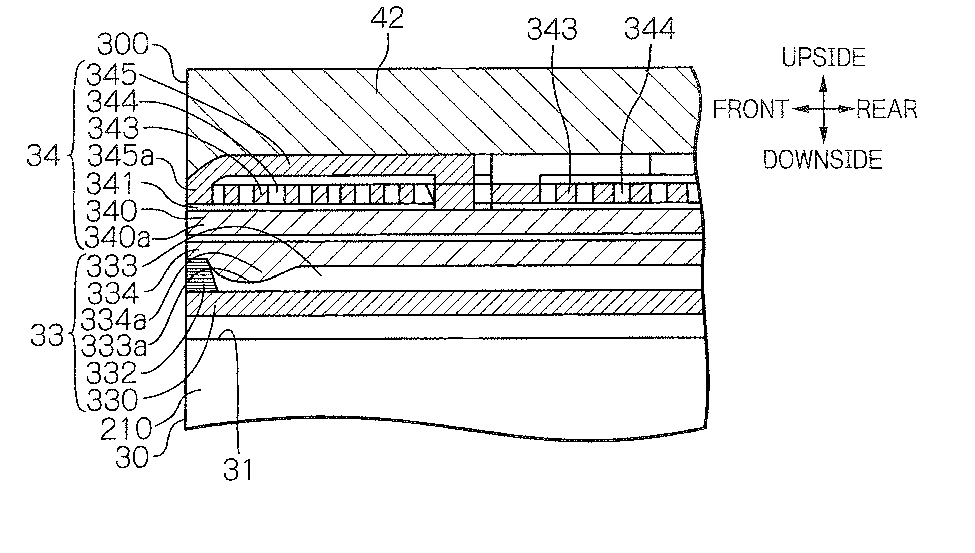 Magnetoresistive effect element, thin-film magnetic head with the element and manufacturing method of the head
