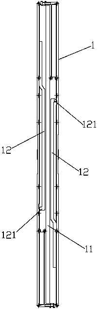 A two-way centering buffer device for sliding doors