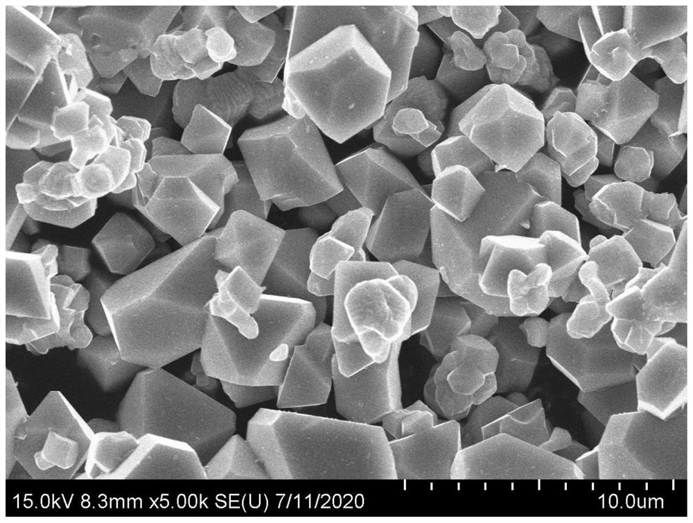 Spinel type single-crystal cobalt-free high-voltage lithium nickel manganese oxide positive electrode material, preparation method thereof and lithium ion battery