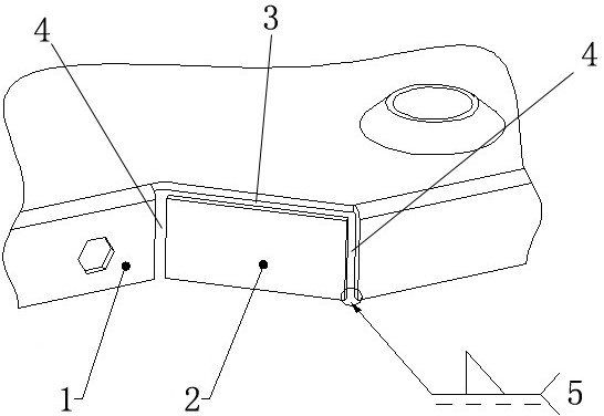 An air-conditioning chassis sheet metal part and its welding method