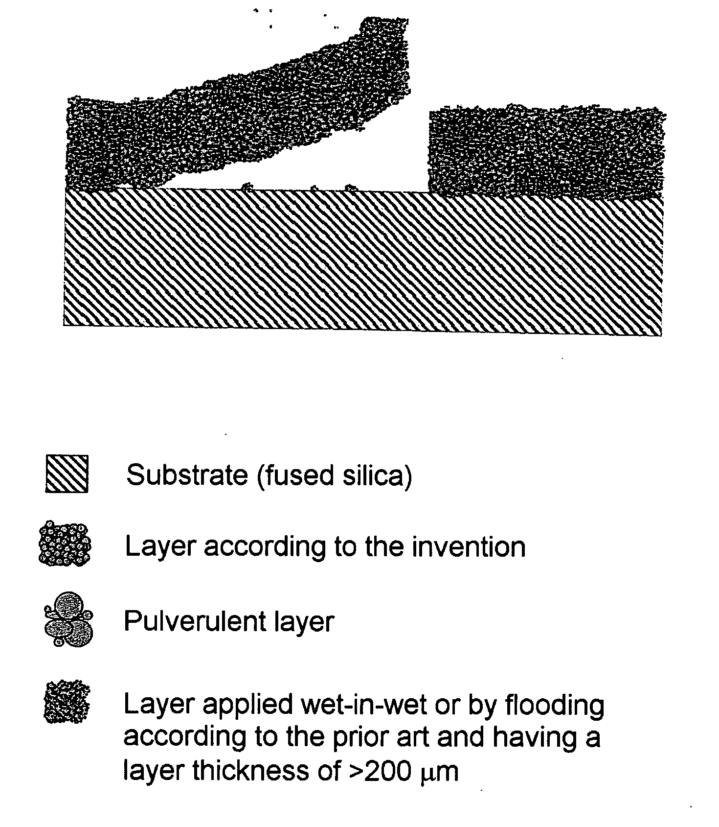 Firmly adhering silicon nitride-containing release layer