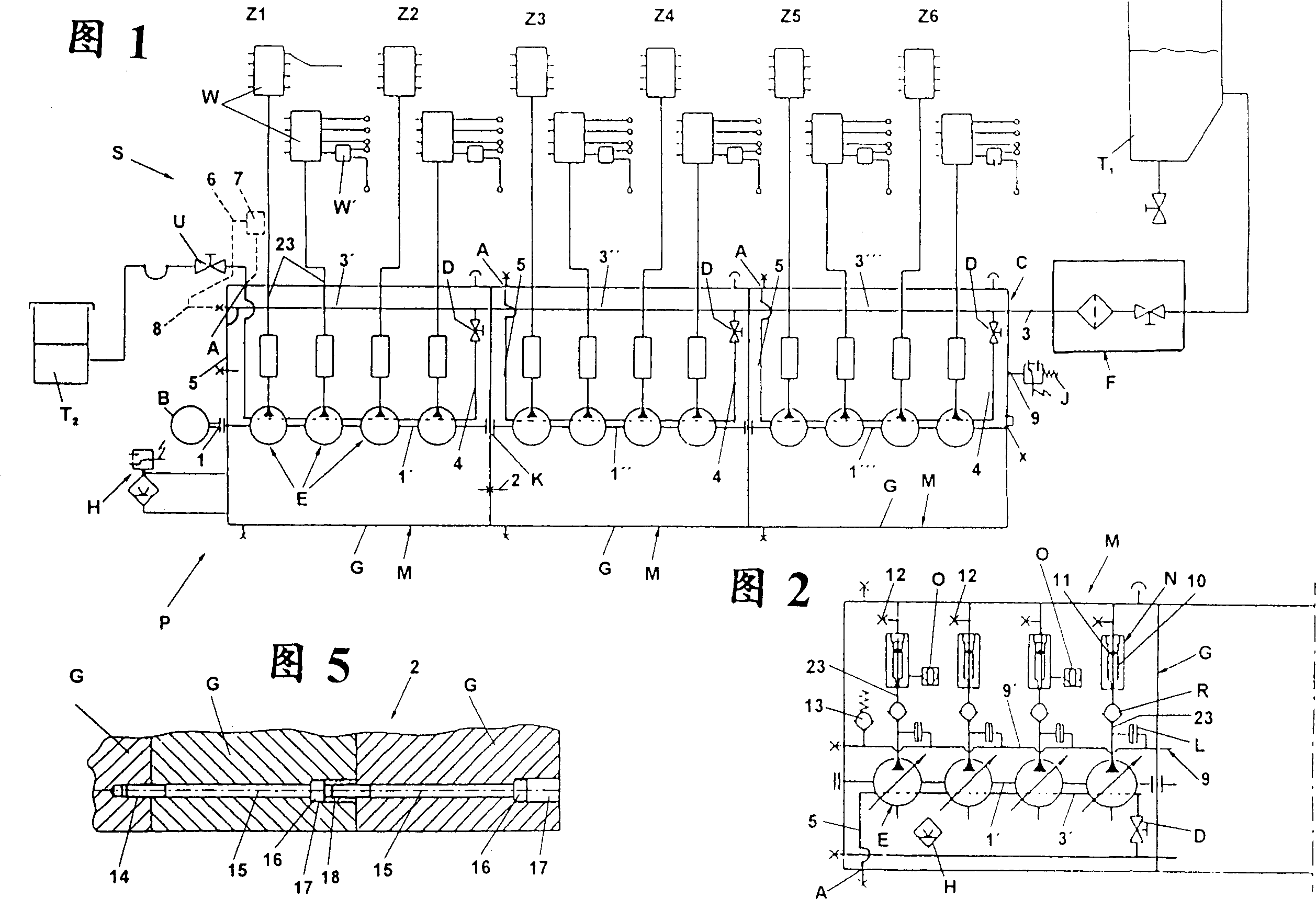 Lubricating oil pump for engines or compressors