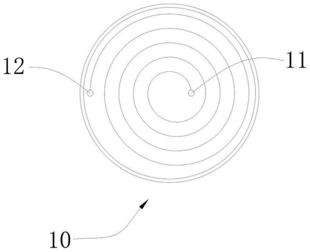 Centrifugal separation pipe, gas-liquid separation device and refrigerating system with device