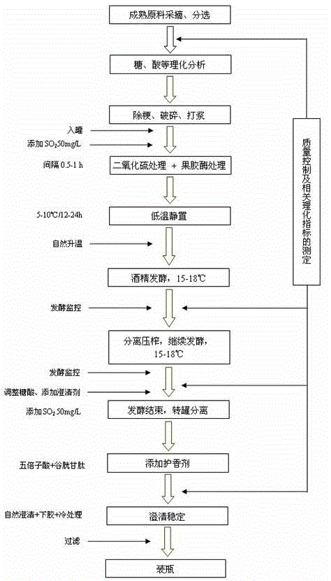 Aroma-enhancing brewing process for grape wines and fruit wines