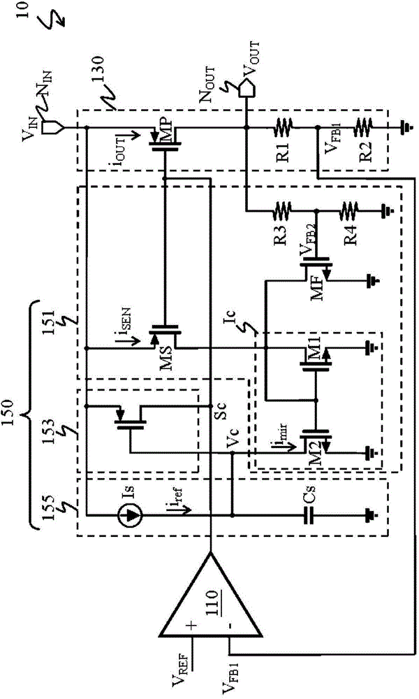 Voltage regulator circuit and method thereof