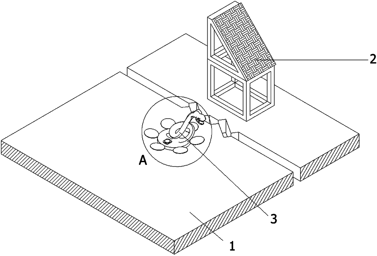 Automatic bird scaring device for plant protection