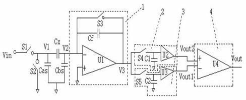 Current sensor capacitance measurement circuit
