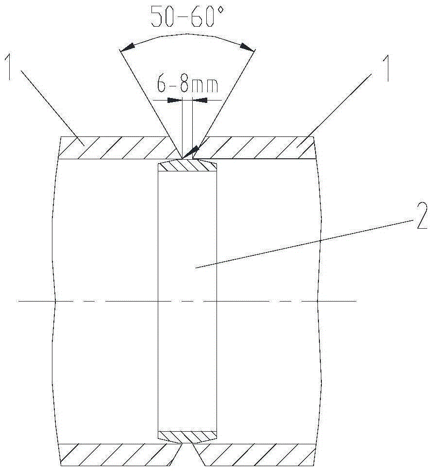 A welding method of q690 high-strength steel pipes for the truss arm of a large offshore crane