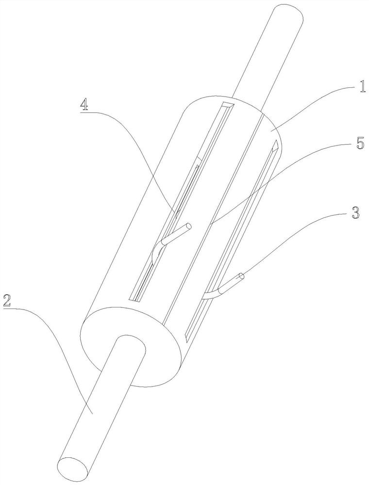 An extendable spinal internal fixation device for laterally fixing bone position