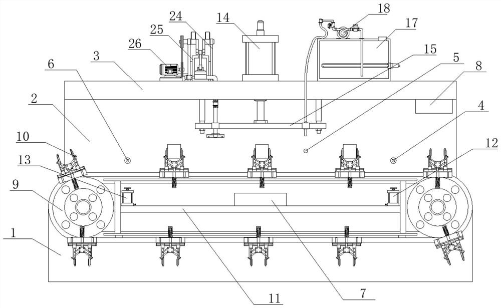 Encapsulating device for gradient sensor waterproof cover