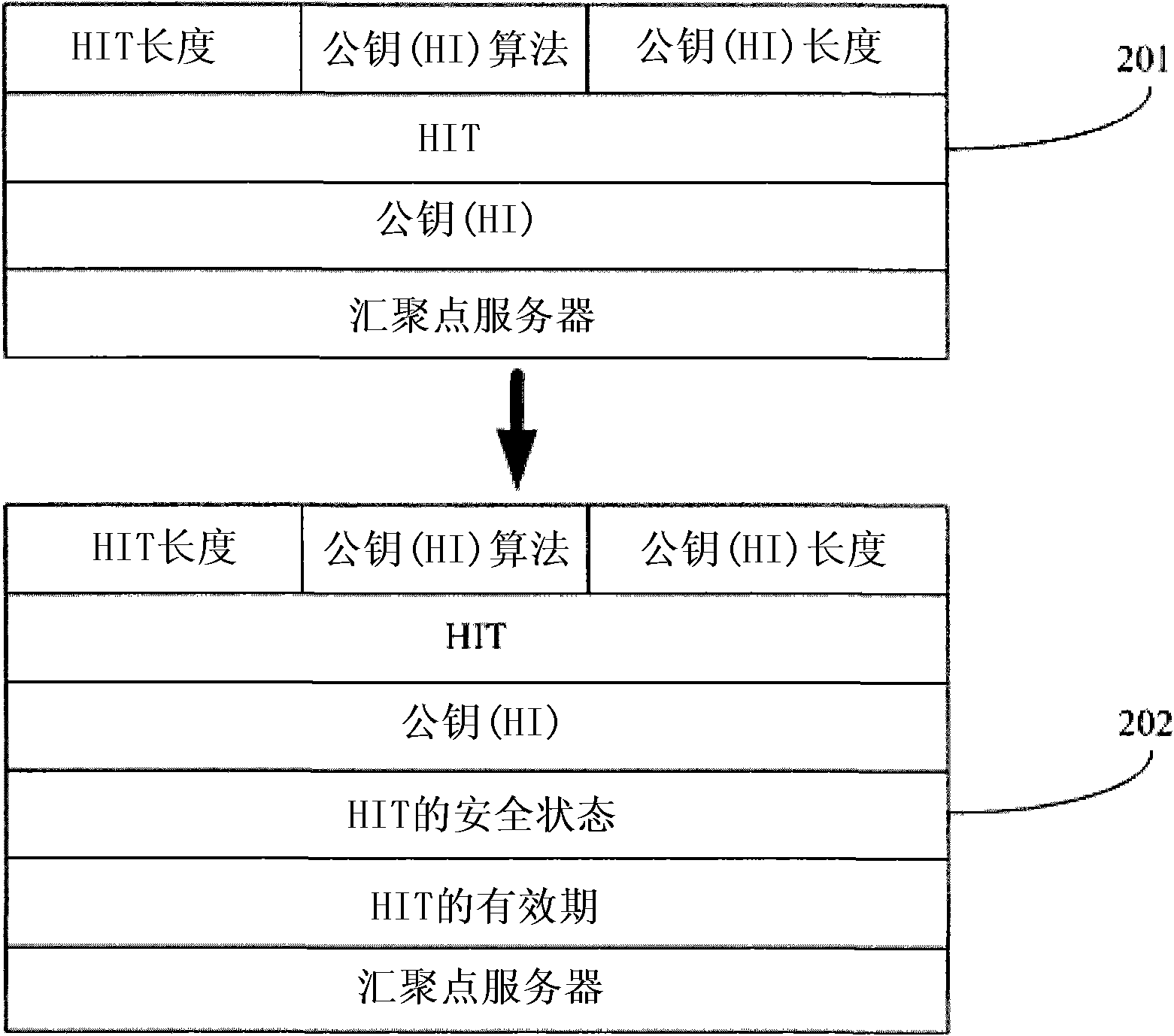 Security assurance method and security management server of host identity tag