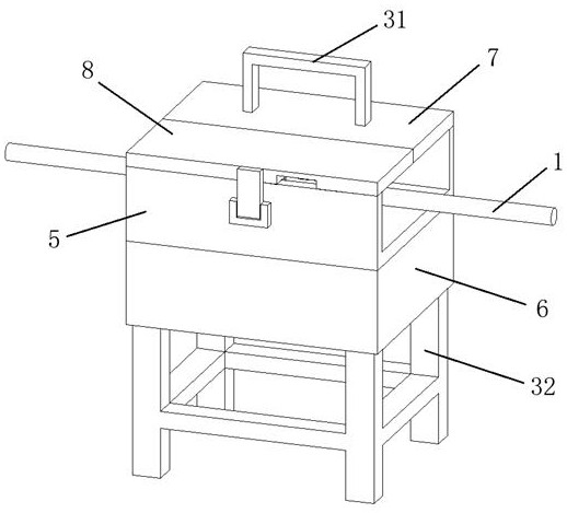 Distribution line lead installation tool