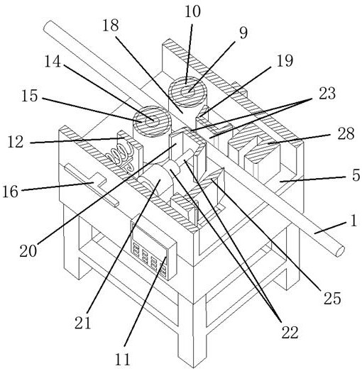 Distribution line lead installation tool