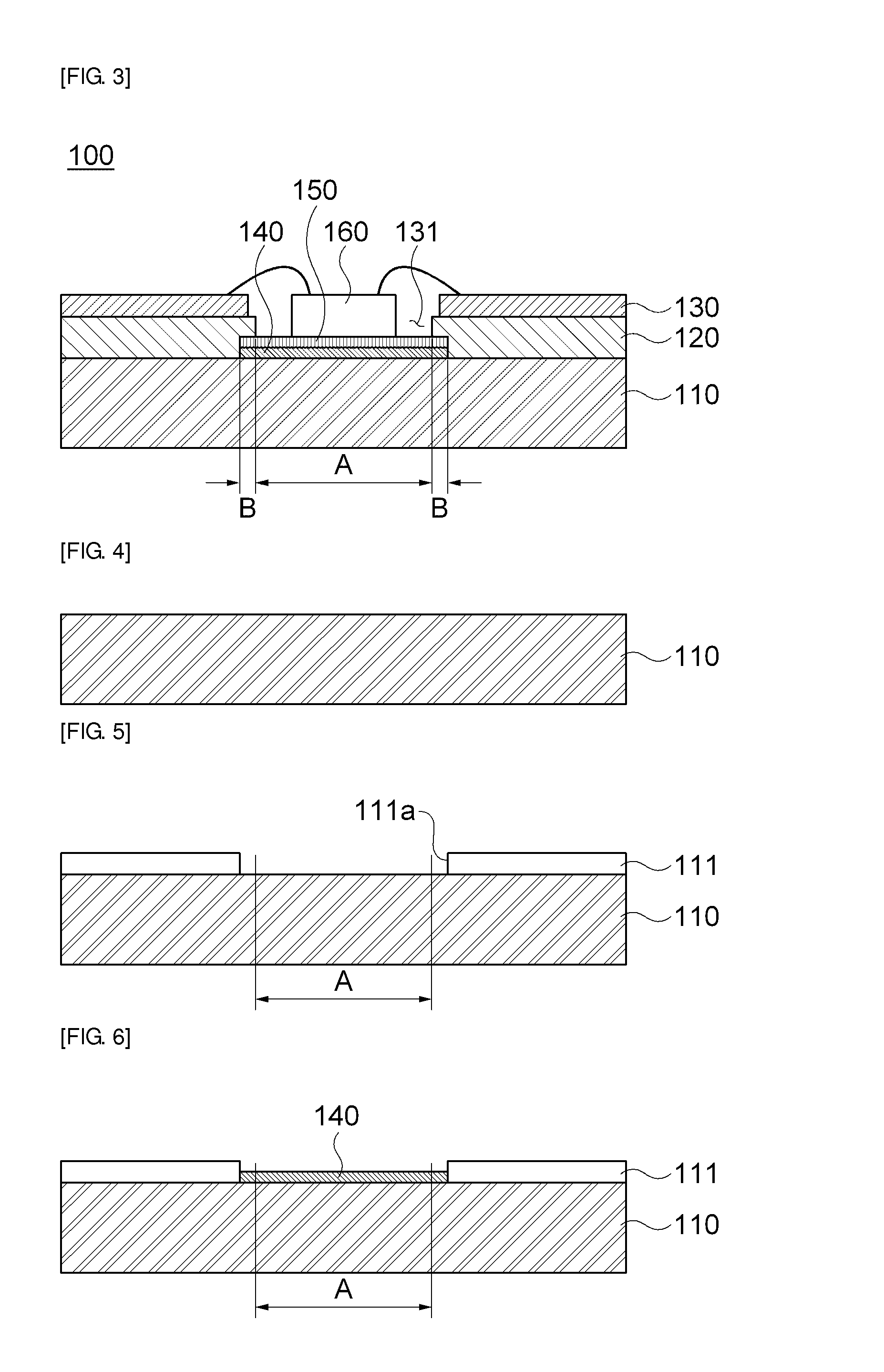 Substrate for LED module and method for manufacturing the same