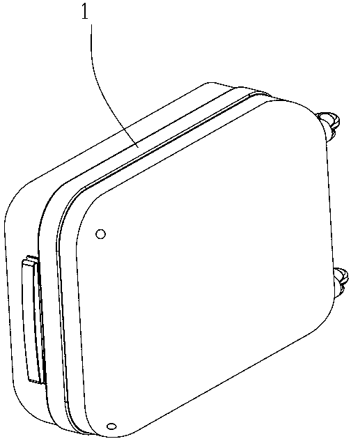 Antitheft luggage case with imaging and short message noticing functions