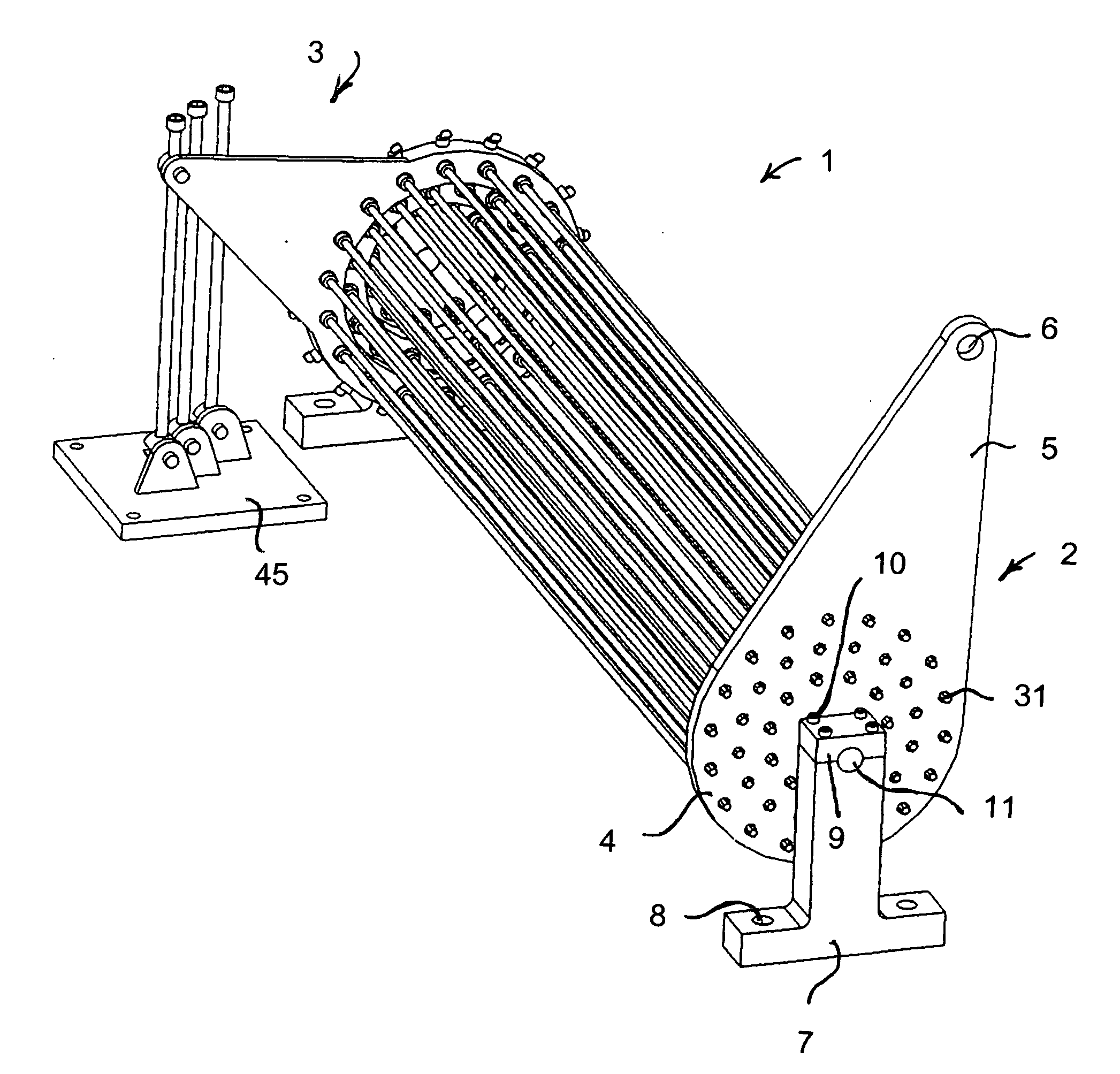 Non-helical torsion spring system