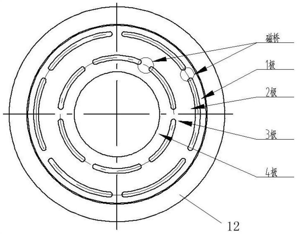 Method for measuring flatness of belt wheel of air conditioner electromagnetic clutch belt wheel under different loads