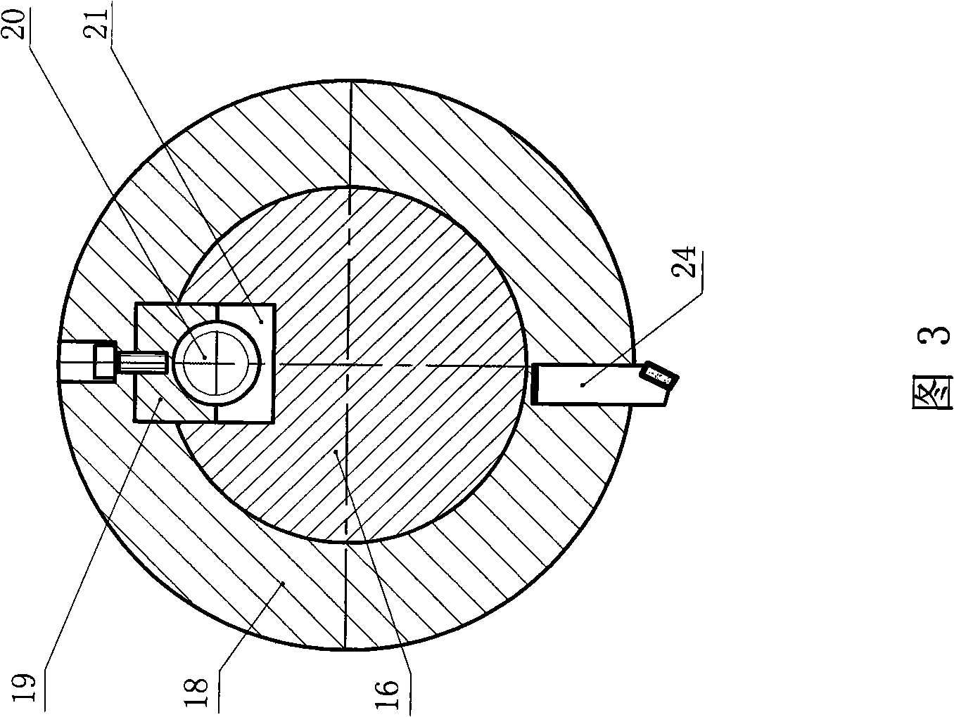 Cylinder boring device and method for processing cylinder using the device