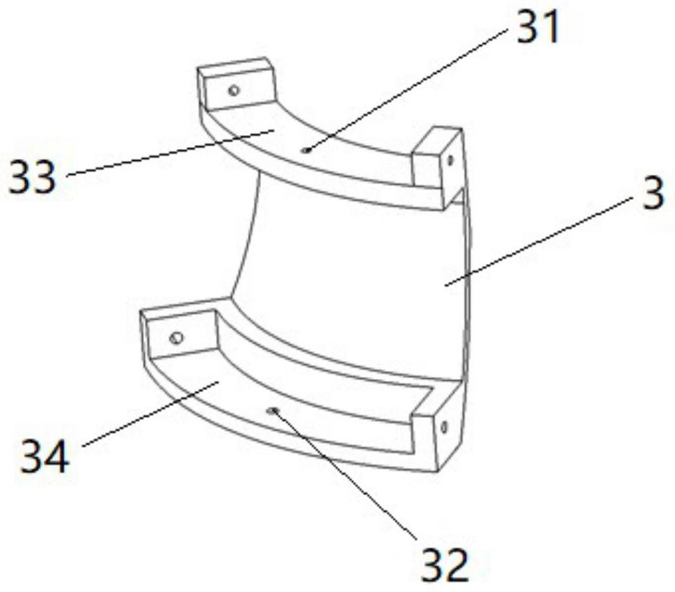 Ceramic-based composite material full-ring flame tube, shaping mold and preparation method of ceramic-based composite material full-ring flame tube