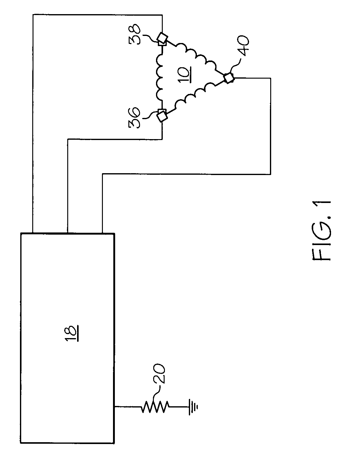Method for operating a delta wound three-phase permanent magnet brushless motor