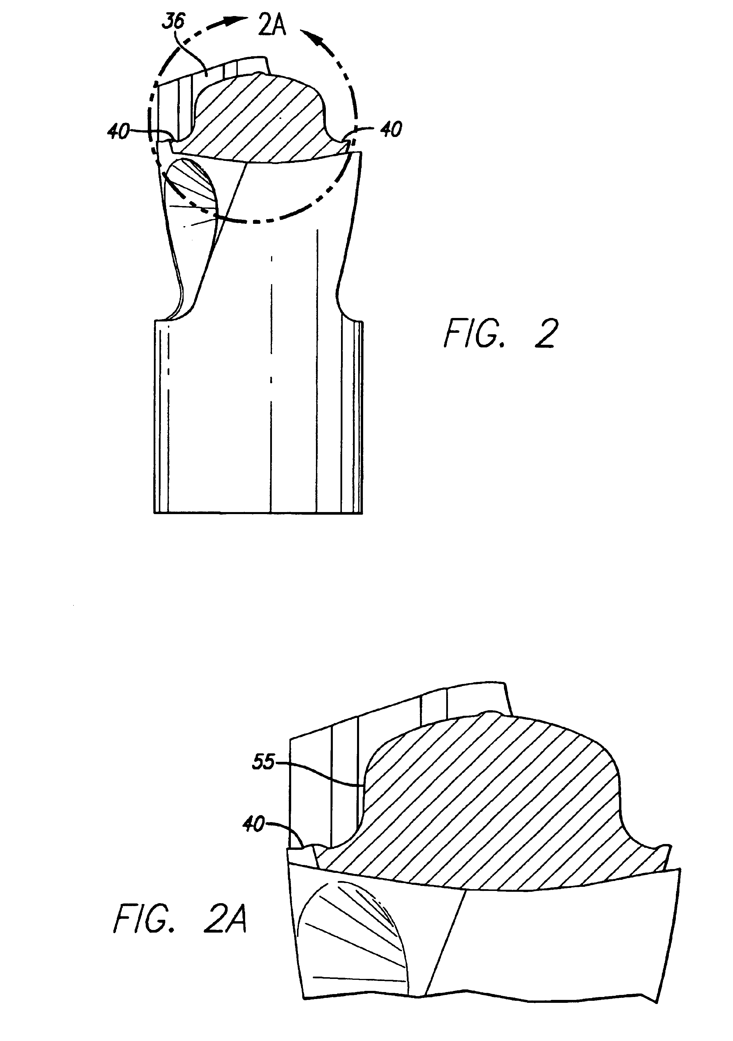 Roof bit and insert assembly
