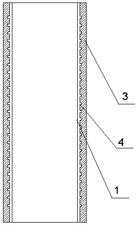 A downhole controllable self-expanding casing supplementary pipe