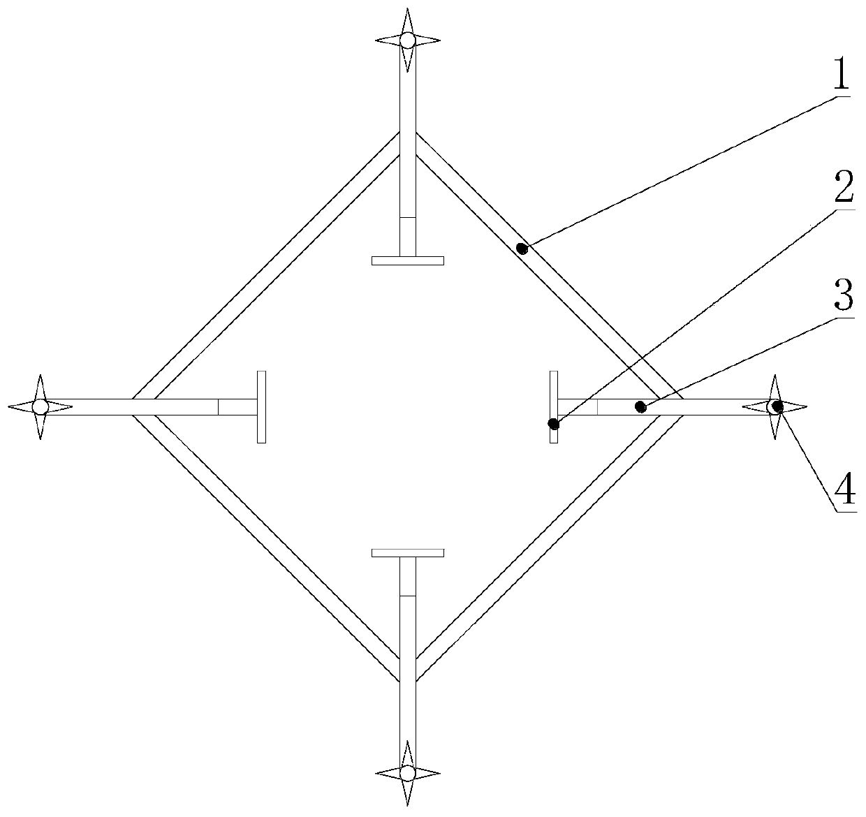 A tower grounding device