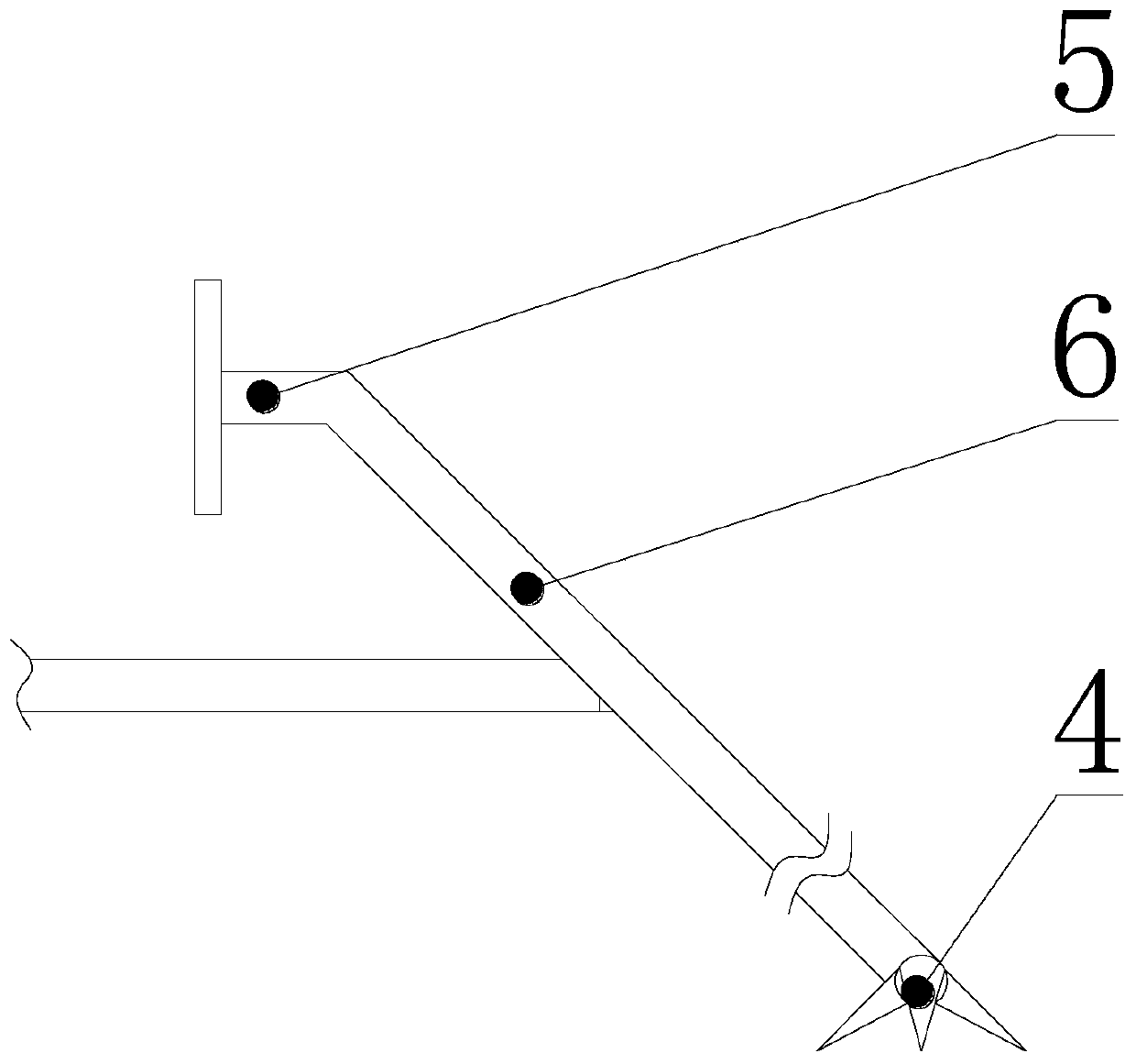 A tower grounding device