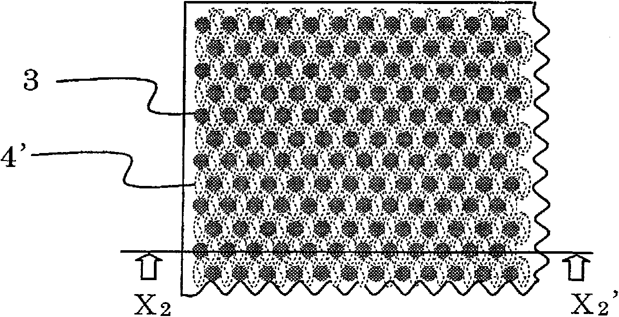 Nonwoven fabric having stretchability, and process for producing the same