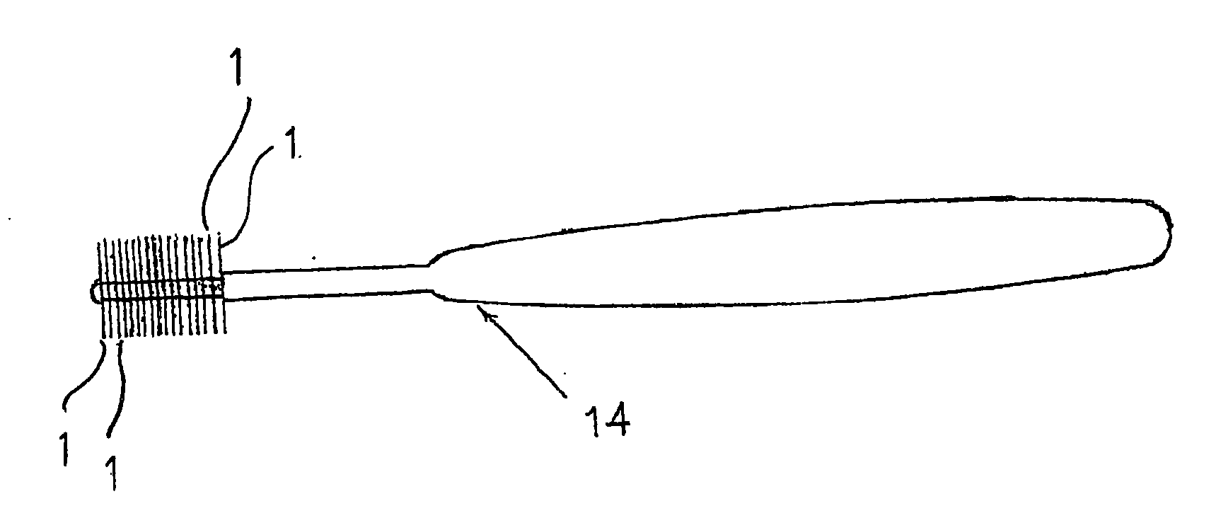 Radial Vane for Tooth Brush, Tooth Brush Using the Same, and Method and Device for Manufacturing the Radial Vane for the Tooth Brush