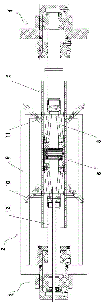Overall composite mechanical push rod type or inner high-pressure bulging device for car drive axle