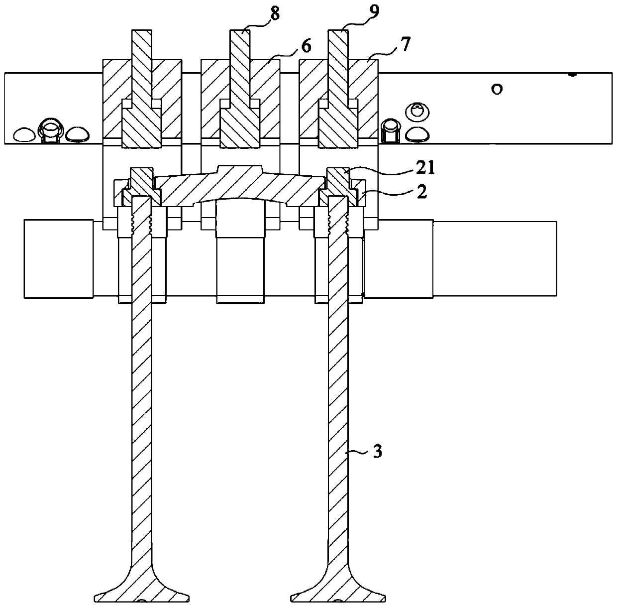 A variable valve lift mechanism, method for controlling valve lift and engine