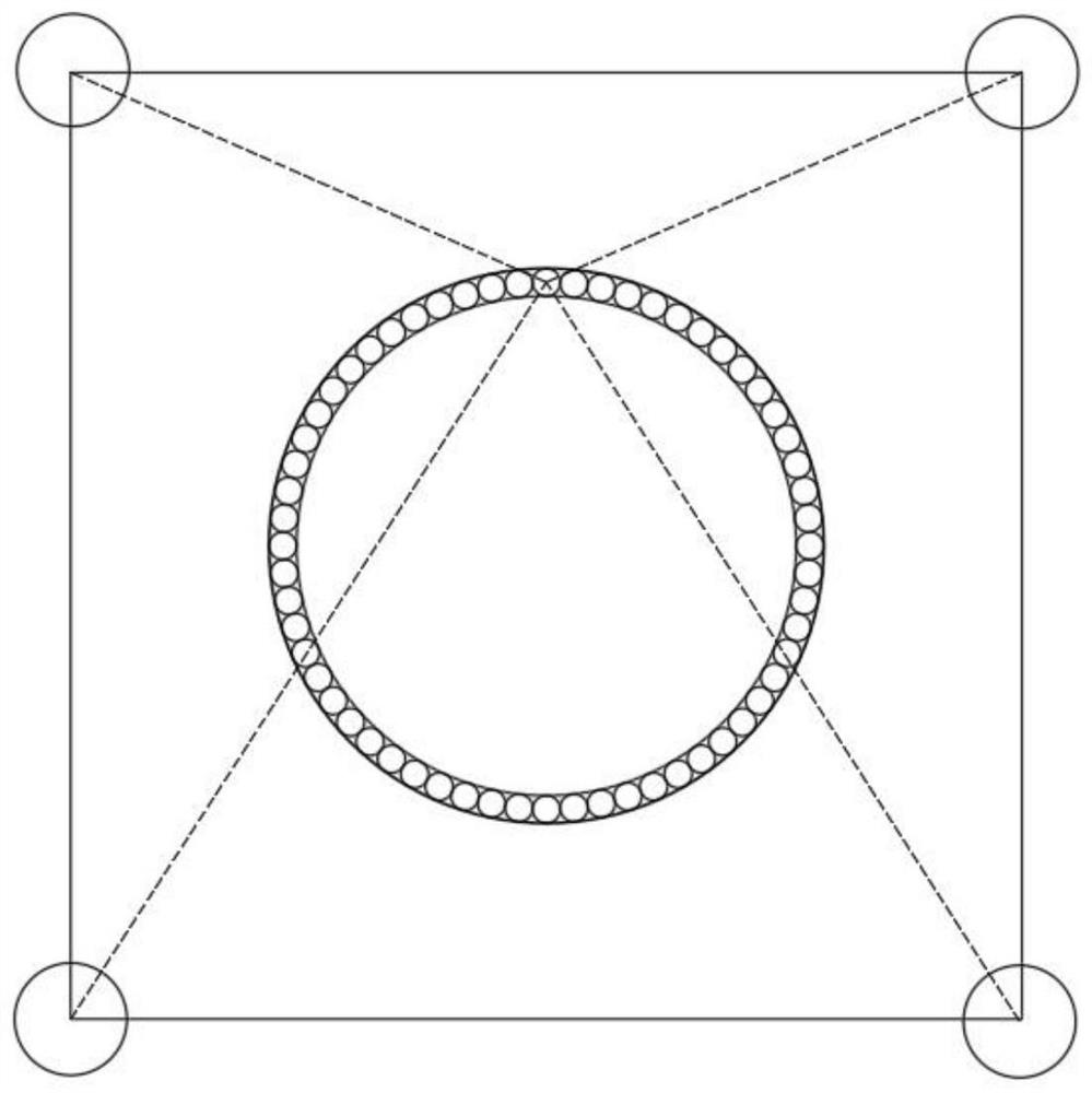 Planar laser engraving machine positioning method