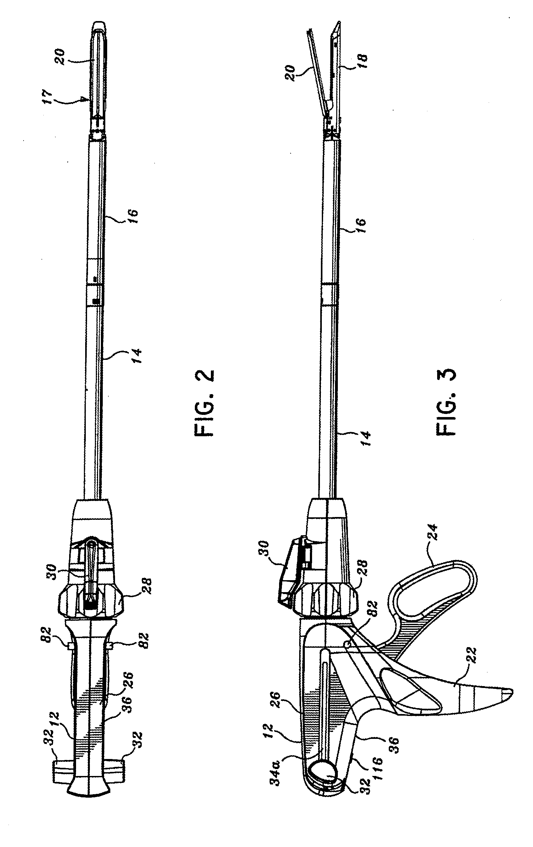 End effector coupling arrangements for a surgical cutting and stapling instrument