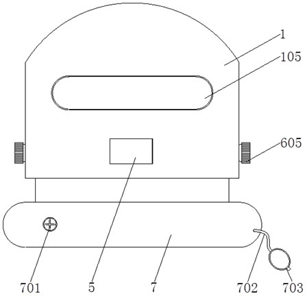 Electric welding helmet with neck protection mechanism