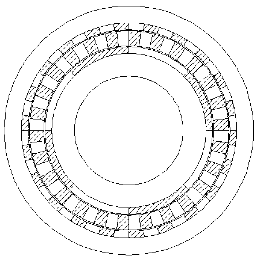 Hybrid power system based on novel magnetic-force stepless transmission and double-rotor motor