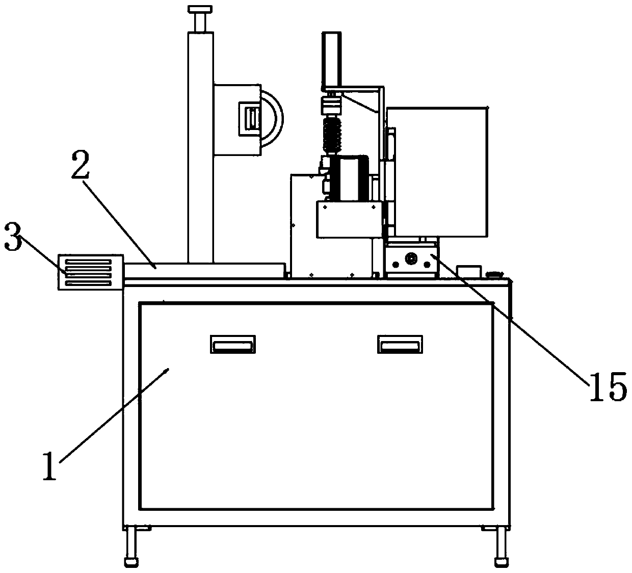 Worm residual tooth and burr removal device