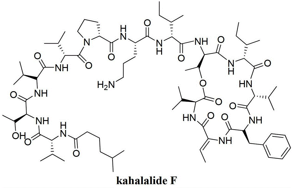 A kind of method for preparing kahalalide F