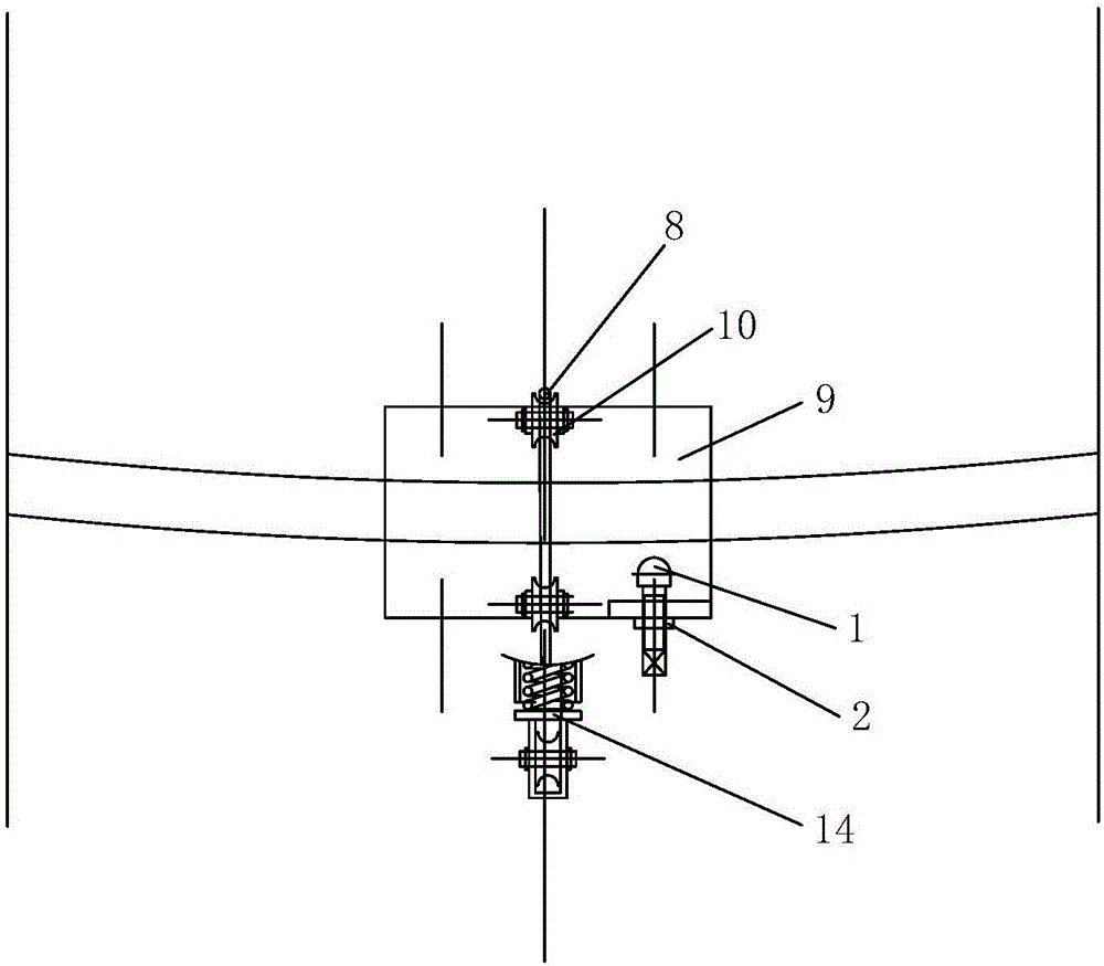 Large-diameter steel tube construction safe suspension device