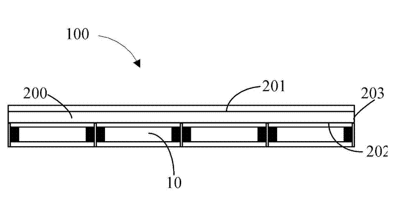 Reflective display device with light compensation module
