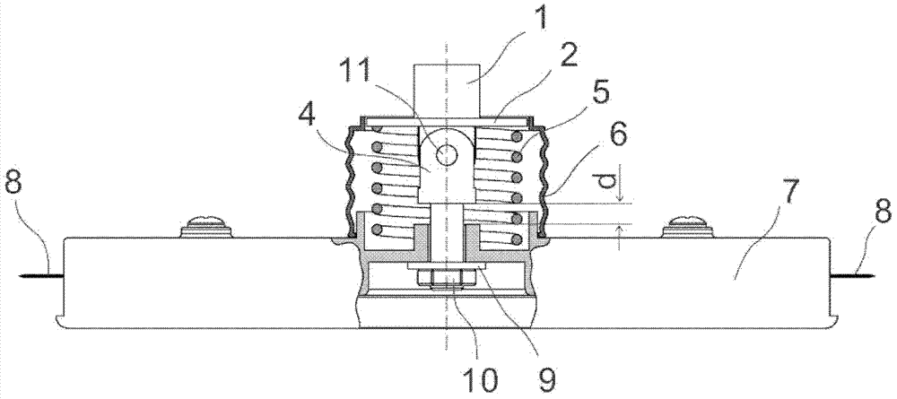 Self-protection safety working head of lawn mower