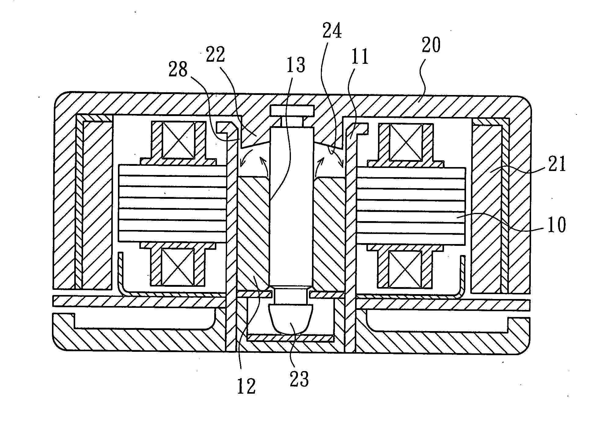 Motor rotor structure