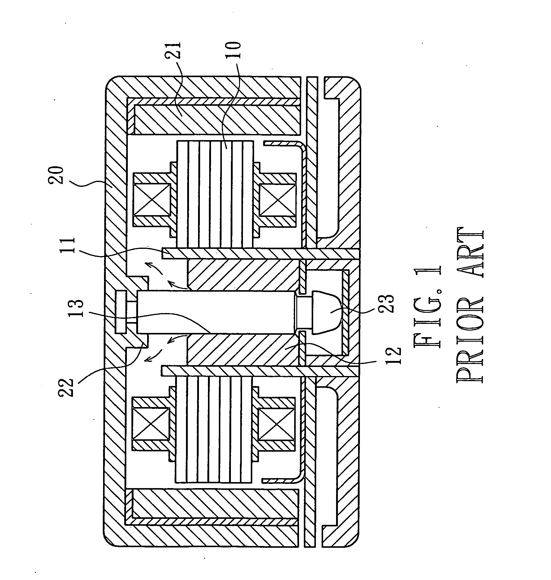 Motor rotor structure